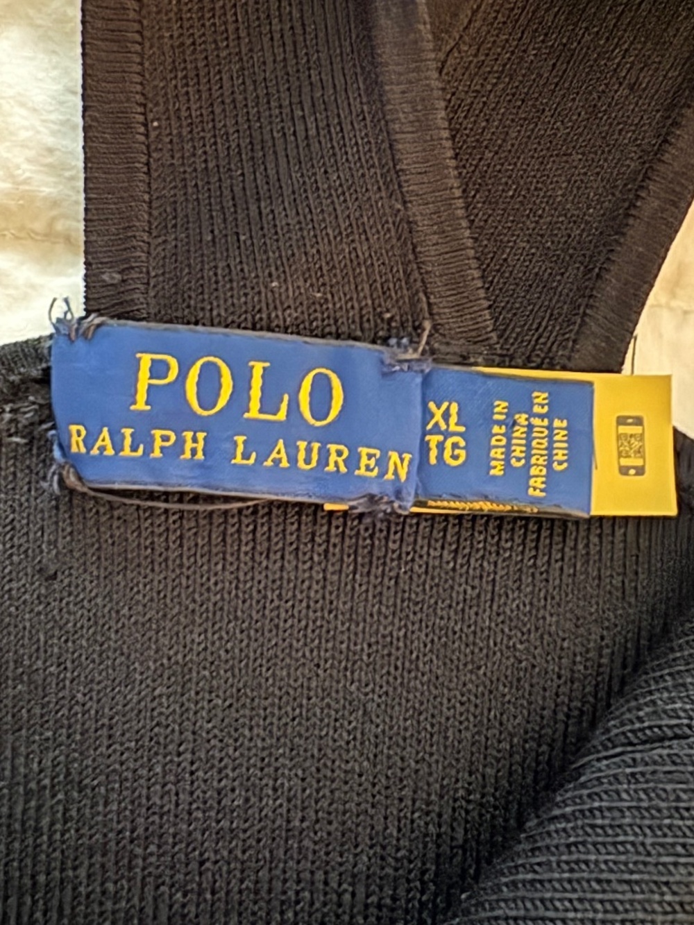 Polo Ralph Lauren Black Stretch Knit Halter Dress Women’s XL - Picture 7 of 7